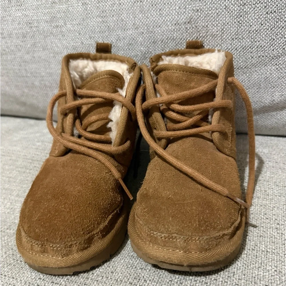 UGG Kids Tan Suede Boots